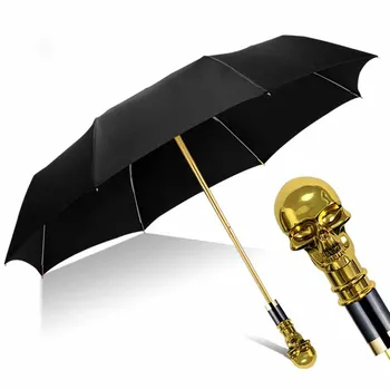 Skladanie, Slnku, Vetru, Dažďu Dáždnik Parasol Luxusné Vonkajšie Spevnené Dáždnik Muž v Tieni Parapluie Homme Goth Dekor YX50UM
