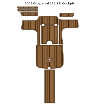 2005 Chaparral 225 SSI Kokpitu Loď EVA Pena Faux Týk Palube Poschodí Pad Mat