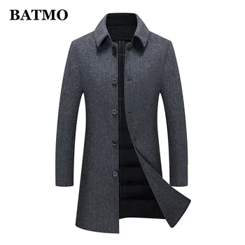 BATMO 2021 nový príchod jesene&zimné 90% biele kačacie nadol líniové zákopy srsti mužov,mens kabát,plus-veľkosti M-XXXL 1866