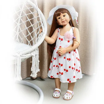 87 cm Silikónový Dievča Veľké Dieťa, Bábika Oblečenie Model Kolekcie Hobby Veľké nákupné Centrum Displej