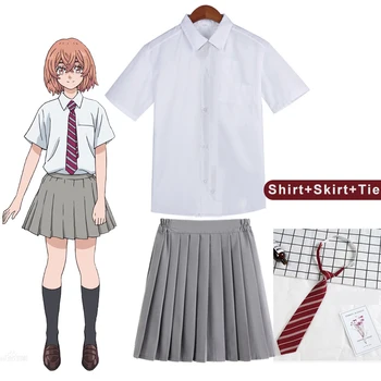 Anime Tokio Revengers Tachibana Hinat Cosplay Kostýmy JK Uniformy Dievčatá Sukne Dospelých, Deti, Ženy, Kawaii Japonskej Školy Jednotné