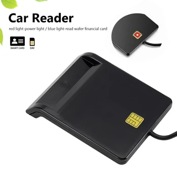 USB 2.0 Smart Card Reader pre DNIE ATM CAC IC ID Banka Kartu SIM, pre Windows, Linux