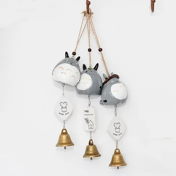 Cartoon Totoro Bell Zvonkohry Romantickú Osobnosť Darček Japonský Štýl Živice Dvere Výbava Vozidlo Žeriav Príslušenstvo Darček