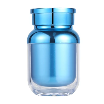 Prázdne Kapsule Môžete Pokovovanie Tablet Medicíny Tabletky Fľaša 120ML Plastové Nádoby Pre Tuhé Kvapalné Prášok Vitamín Kapsule