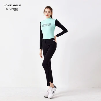 2023 Golfové Oblečenie dámske Golfové Dlhým Rukávom Ice Hodváb Pohodlné kórejský Slim Módne Športové Priedušná Bežné Roztomilé Lady'sT-shirt