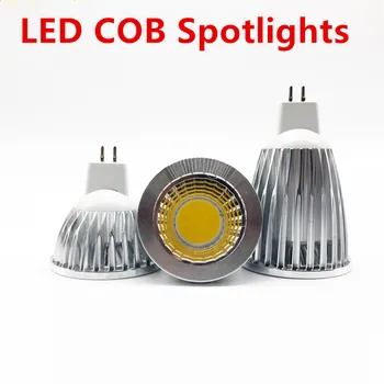 Nový high power LED žiarovka MR16 GU5.3 šok 6W 9W 12W Stmievateľné blub, Svetlomet, teplé, chladné biele 12V MR16 žiarovka GU 5.3 220V mr16DC12V
