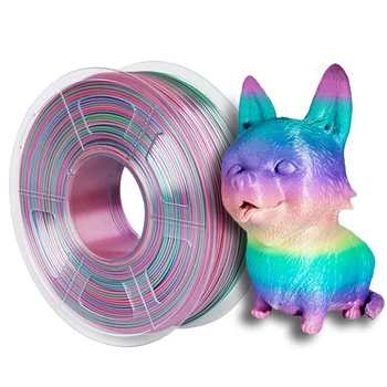 Gradient Rainbow 3D Tlačiarne Vlákna Hodváb CHKO 1.75 mm Sublimačná Vesmíru Lesa Candy Macaron Série Vlákna pre 3D Tlač