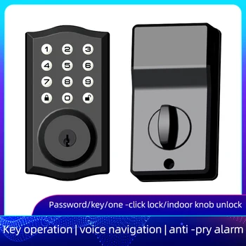 Smart Lock, Hlasová Navigácia Keyless Smart lock Jeden Stroj Fyzickej Tlačidlo Verzia Kombináciu klávesov Zámok Bezpečnostný Zámok