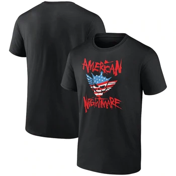 Pánske Black Cody Rhodes American Nightmare Logo T-Shirt Lete Krátky Rukáv Nesporné, Muži, Ženy, Deti Tee Tričko Vrchné Oblečenie