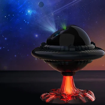 UFO Star Projektor Svetlo Lietajúci Tanier, Premietacie Okolia Nočné Svetlo Galaxy Diaľkové Ovládanie Tvorivé Slávnostné Oslavy