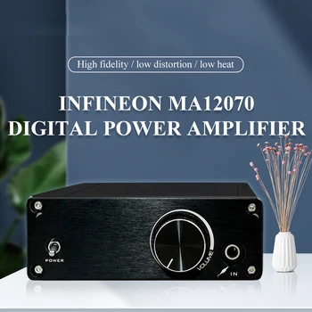 MA12070 Digitálny Zosilňovač 80 W*2 Infineon Home HiFi 2.0 Zosilňovač audio lyele