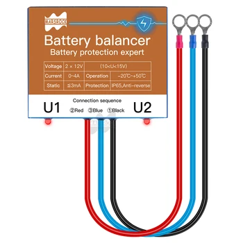 Lítium-Olovené Batérie Balancer Upraviť 0~5A Upraviť Batérie 10~15V Pre 12V 24V 36V 48V 96V Atď.Max 50% Batérie Qualizer