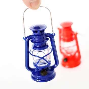 1:6 1:12 Mini Olej Lampa Model Miniatúrny domček pre bábiky s Nábytkom Príslušenstvo Mini Petrolej Svietidla Bábiky Dom, urob si sám Dekor Predstierať, že Hrať