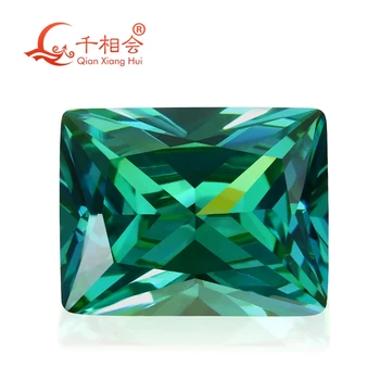 tvar obdĺžnik cubic zirconia špeciálne farebné multi modrá-zelená farba cz voľné kameň