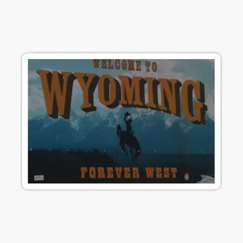 Wyoming Prihláste 5 KS Auto Samolepky pre Motocykel Batožiny Karikatúra Roztomilý Nárazníka Izba Obývacia Izba Dekorácie Okna Auta Steny Domov