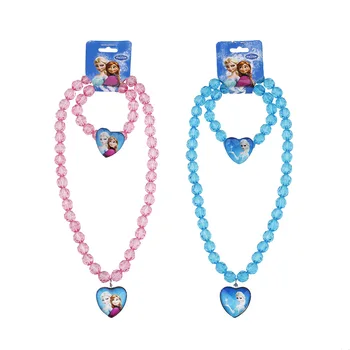 2 ks/veľa 2019 nový detí bábika príslušenstvo náhrdelník + náramok Mrazené high-end príslušenstvo dievča, darček k narodeninám