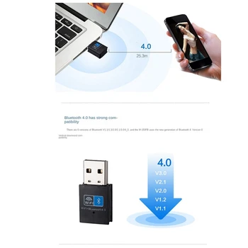 150Mbps Bluetooth 4.0, USB 2.4 G Disk Free Wifi Adaptér Pre Notebook Ploche Počítača