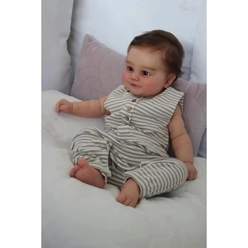 24 inch Maddie Realisticky Reborn Batoľa Populárne Krásne Novorodenca Bábika s ručne root vlasy jemné Maznanie Telo Vysoko Kvalitné Bábika