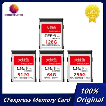 Originálne Fotografické Pamäťová Karta 512 gb diskom 256 GB 128 GB 64 GB KOS CFexpress Karty pre Nikon Z6 Z7 Canon R5 1DX3 XQD Upgrade Karty