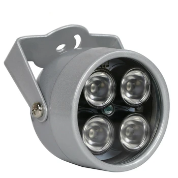 CCTV LED 4 pole IR led iluminátor Svetlo INFRAČERVENÉ Infračervené nepremokavé Noc CCTV Vyplniť Svetla Pre CCTV Kamery, ip kamery