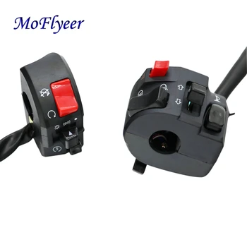 MoFlyeer 22 mm Motocykle Spínače Motorke Horn Tlačidlo Zapnúť Elektrický Signál Hmlové Svetlo Lampy Začať Riadidlá Prepínač, Regulátor