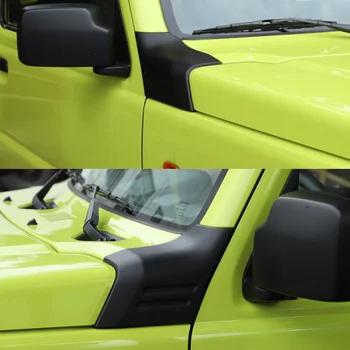OVOVS Vonkajšie Príslušenstvo Auto Chránič Výbava-pilier Kapota Uhol Dekorácie Kryt Výbava pre -Suzuki Jimny JB64 JB74 2019 2020