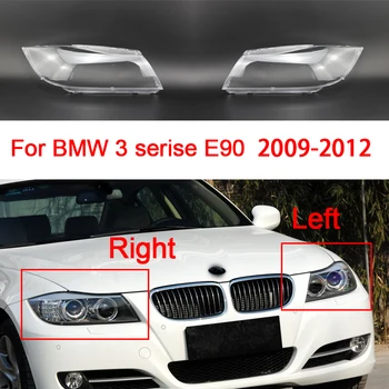 Pre BMW 3 Serise E90 2004-2012 Auto Predného Svetlometu Transparentné Tienidlo Plexisklo Jasné Lampa Shell Auto Príslušenstvo