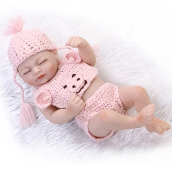 10 palcový Reborn bábiky 3D Pokožky Maľované Auta s Handričkou Telo zmontované Reborn Baby Doll Časti DIY Formy Roztomilý Nové Narodený