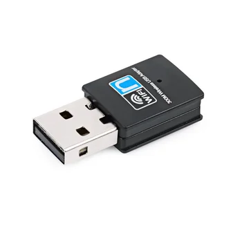 Bezdrôtový Mini USB Adaptéra Wifi 802.11 N 300Mbps USB2.0 Prijímač Dongle Network Karta pre Desktop, Notebook PC