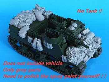1:35 Rozsahu Živice Die-odlievanie Obrnené Vozidlo Časti Úprava neobsahuje Nevyfarbené Model Tank