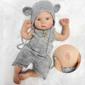 42 Cm, celého Tela, Mäkké Silikónové Reborn Bábiky Chlapci Ručné Bebe Novorodenca Bábika 3D Lakovanej Kože Silikónové Bábiky