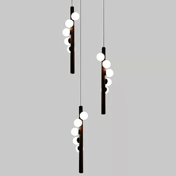 Moderné LED Stropný luster Schody pozastavenie svietidlá obývacia izba závesné osvetlenie, Domáce dekorácie Prívesok lampy