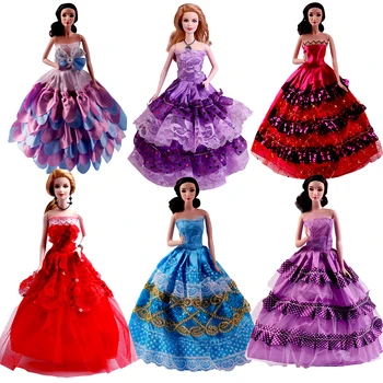 Nové Bábiky Oblečenie Šaty, Oblečenie Pre Dievčatá Dieťa Bežné Nosenie Ručné Oblečenie, Sukne, Doplnky, Oblečenie pre Bábiku Barbie DIY Detská Hračka